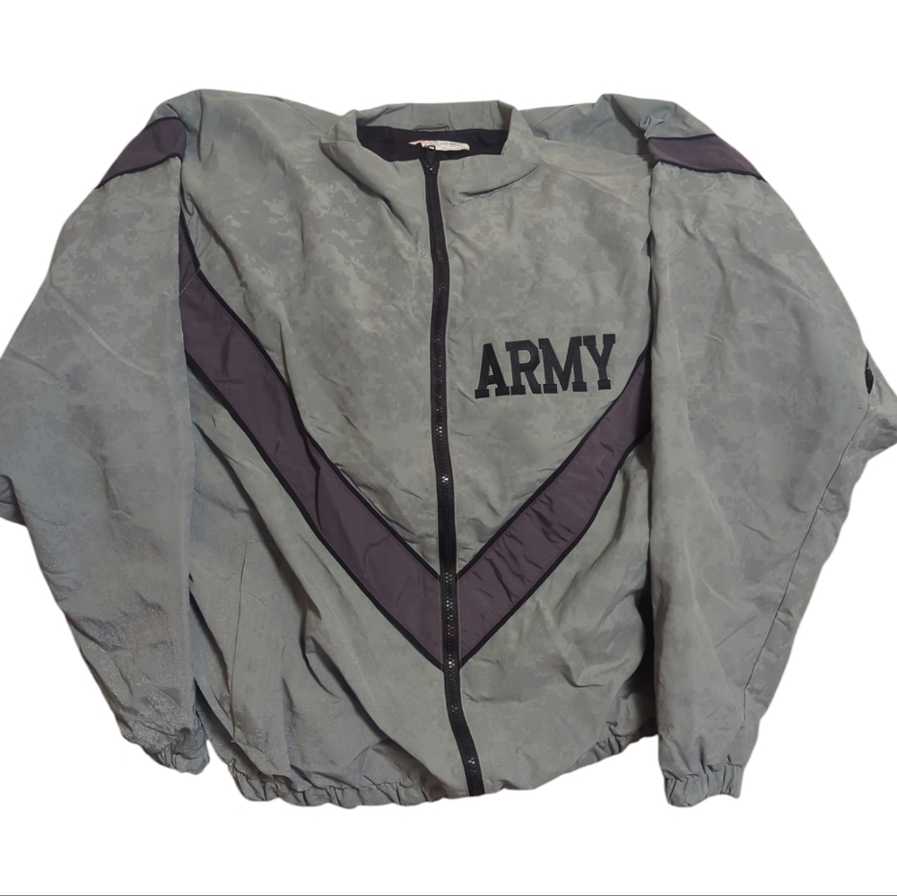 Vintage 90's Army Windbreaker Digital Camo Pattern size Large/Regular